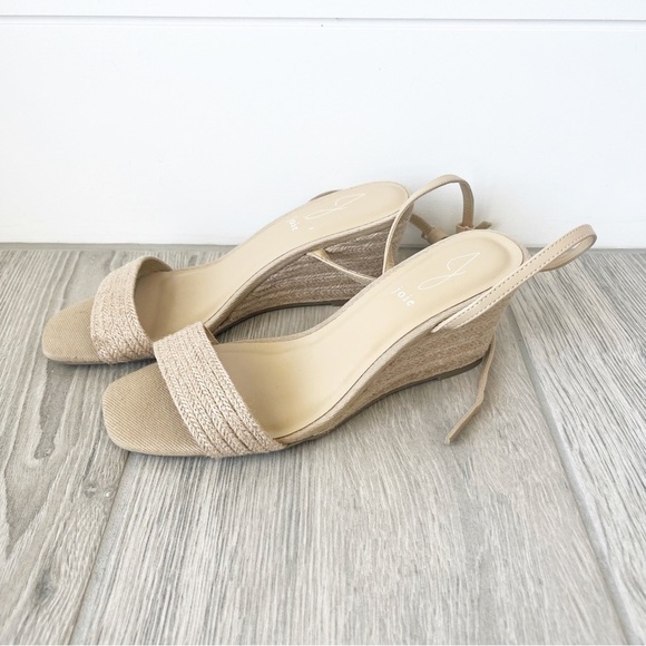 NWOB Joie Women’s Lila Straw Jute Wedge Sandal Ankle Strap 10 - Picture 1 of 7